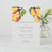 Pear Orchard - bruiloft Kaart (Staand voorkant)