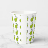 Pear Paper Cups Papieren Bekers (Links)