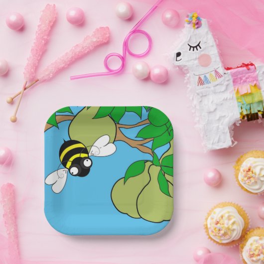 Pear Party Papieren Borden Papieren Bordje (Feest)