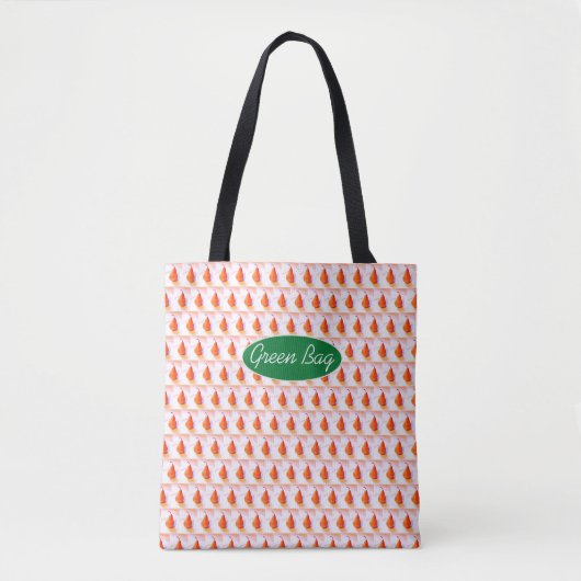 Pear Pattern Tote Bag (Voorkant)