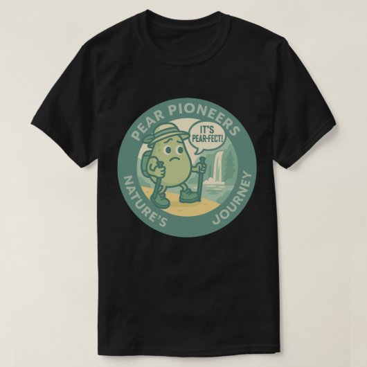 Pear Pioneers Nature's Journey T-shirt (Design voorkant)