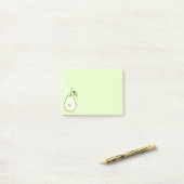 Pear Post-it® Notes (Op bureau)
