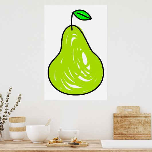Pear Poster (Keuken)