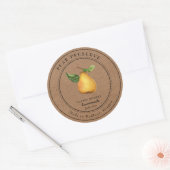 Pear Preserve Kraft papier Inblikken label (Envelop)