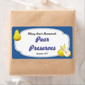 Pear Preserves Canning Labels (Insitu)