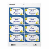 Pear Preserves Canning Labels (Full Sheet)