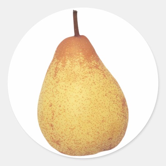Pear Ronde Sticker (Voorkant)