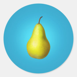 Pear Ronde Sticker