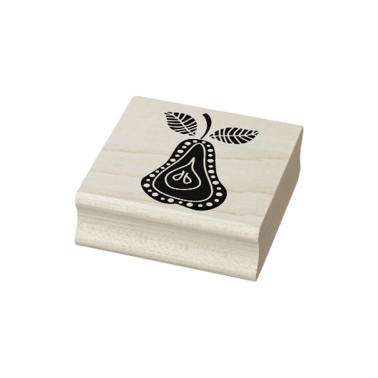 Pear Rubberstempel (Stempel)