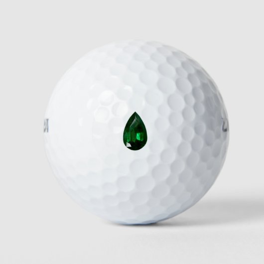 Pear shape Emerald Golfballen (Voorkant)