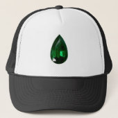 Pear shape Emerald Trucker Pet (Voorkant)