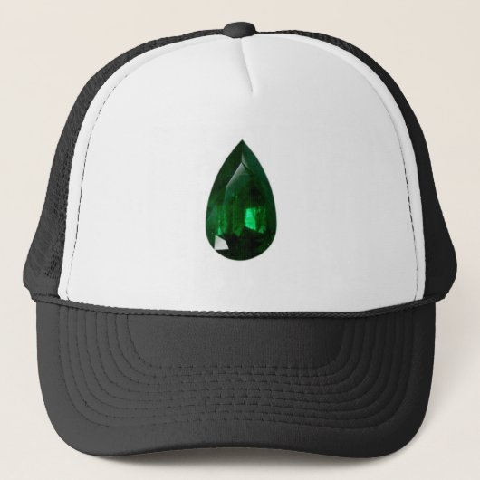 Pear shape Emerald Trucker Pet (Voorkant)