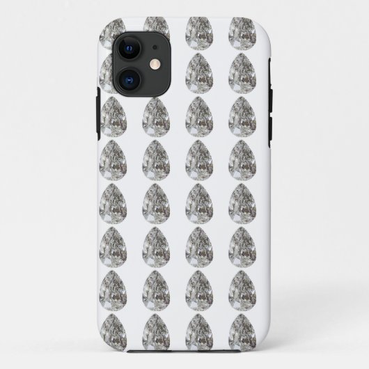 Pear Shaped Diamond Case-Mate iPhone Case (Achterkant)