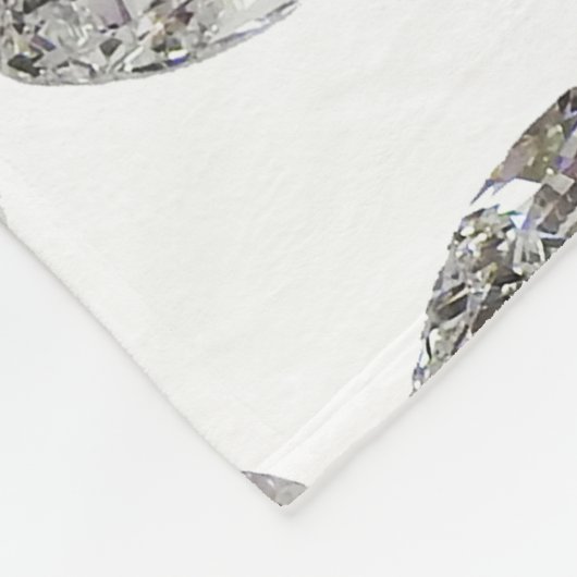 Pear Shaped Diamond Fleece Deken (Hoek)