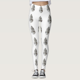 Pear Shaped Diamond Leggings