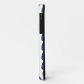 Pear shaped Sapphire Blue Case-Mate iPhone Case (Achterkant/links)