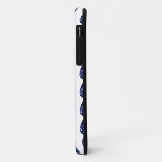 Pear shaped Sapphire Blue Case-Mate iPhone Case (Achterkant/links)