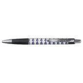 Pear shaped Sapphire Blue Pen (Achterkant)