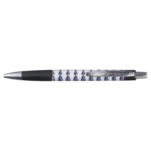 Pear shaped Sapphire Blue Pen (Achterkant)