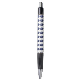 Pear shaped Sapphire Blue Pen