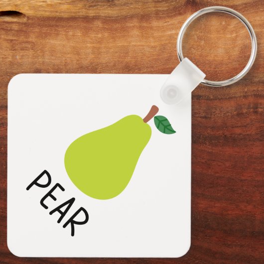Pear Sleutelhanger (Achterkant)