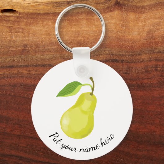 Pear Sleutelhanger (Achterkant)