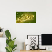 Pear Splash-poster Poster (Thuiskantoor)