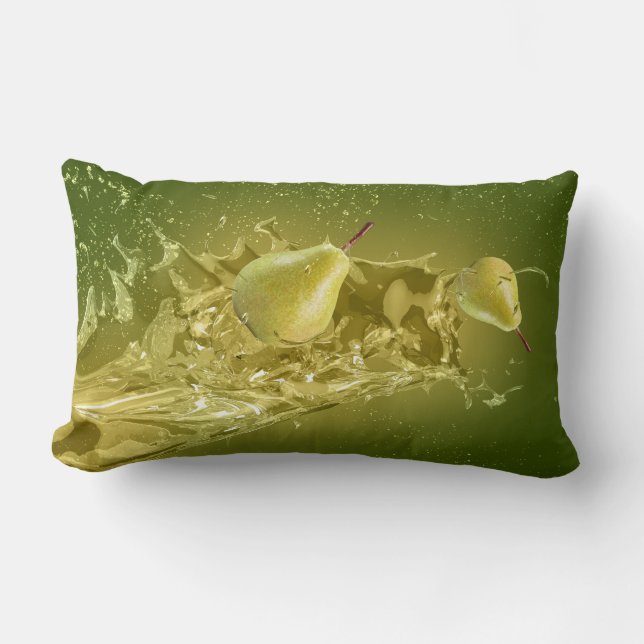Pear Splash-werpkussens Kussen (Voorkant)