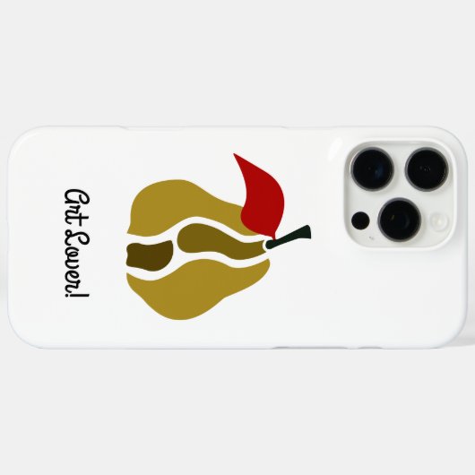 Pear Splitting Art Case-Mate iPhone Case (Achterkant (horizontaal))