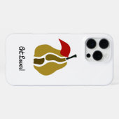 Pear Splitting Art iPhone Hoesje (Achterkant horizontaal)