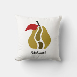 Pear Splitting Art Kussen