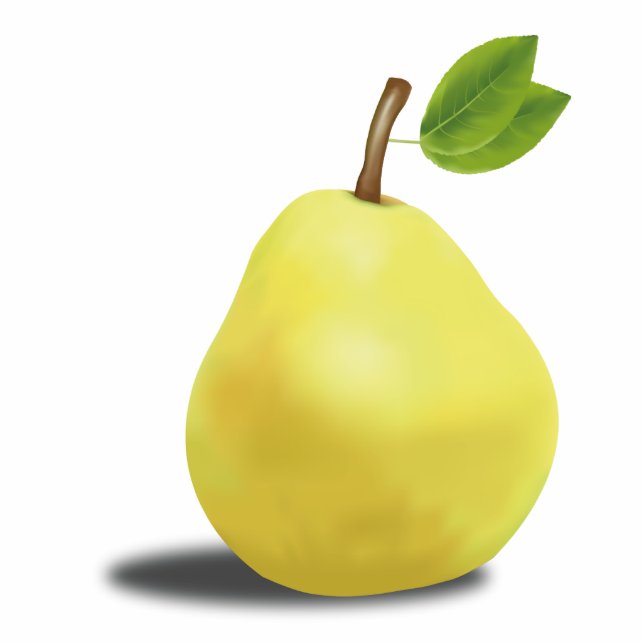 Pear Staand Fotobeeldje (Voorkant)