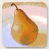 Pear still Life 2 Bier Onderzetter (Voorkant)