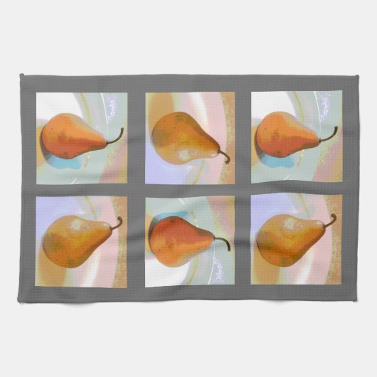 Pear still Life Group Theedoek (Horizontaal)