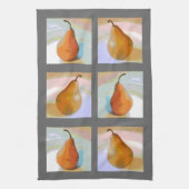 Pear still Life Group Theedoek (Verticaal)