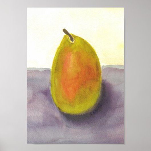 Pear still Life Poster (Voorkant)