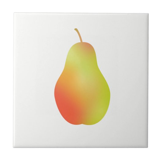 Pear Tile 4 Tegeltje (Voorkant)