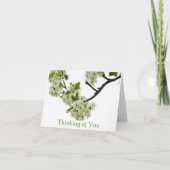 Pear Tree Branch Denken aan U, Blank Binnenin Kaart (Voorkant)