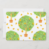Pear Tree Flat 5x7" Huwelijksuitnodiging Kaart (Achterkant)