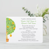 Pear Tree Flat 5x7" Huwelijksuitnodiging Kaart (Staand voorkant)