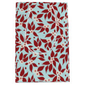 Pear Tree Holiday - Cranberry Red Medium Cadeauzakje (Voorkant)