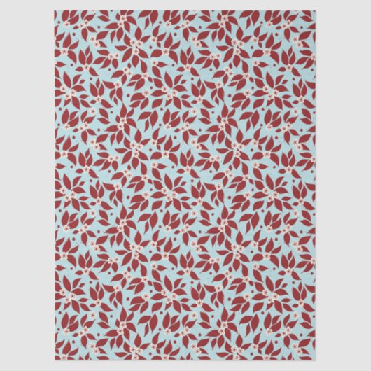 Pear Tree Holiday - Cranberry Red Tissuepapier (Voorkant)