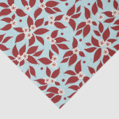 Pear Tree Holiday - Cranberry Rood Tissuepapier (Detail)