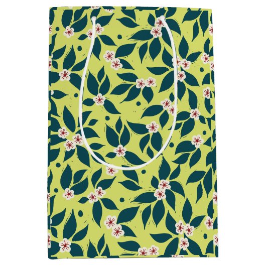 Pear Tree Holiday - Evergreen Medium Cadeauzakje (Voorkant)