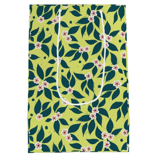 Pear Tree Holiday - Evergreen Medium Cadeauzakje (Achterkant)