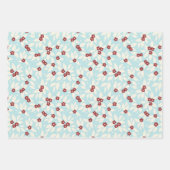 Pear Tree Holiday Inpakpapier Vel (Voorkant)