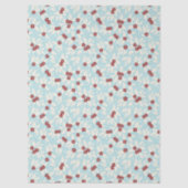 Pear Tree Holiday - Pear blossom - Cranberry Red Tissuepapier (Voorkant)