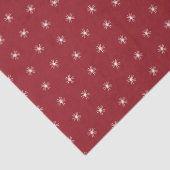 Pear Tree Holiday - Starbright - Cranberry Red Tissuepapier (Detail)