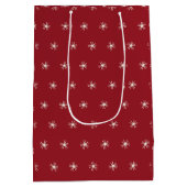 Pear Tree Holiday - Starbright - Cranberry Rood Medium Cadeauzakje (Achterkant)