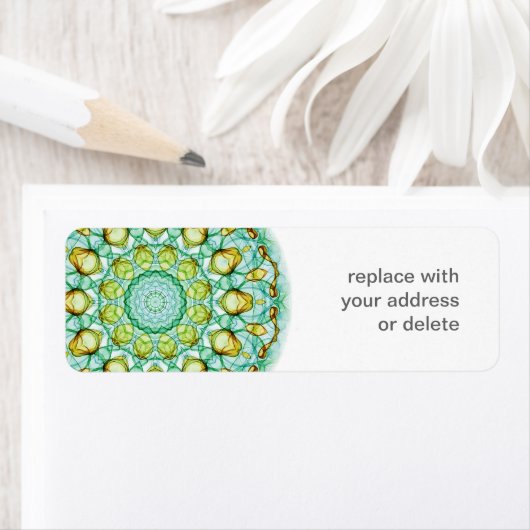 Pear Tree kaleidoscoop Etiket (Insitu)